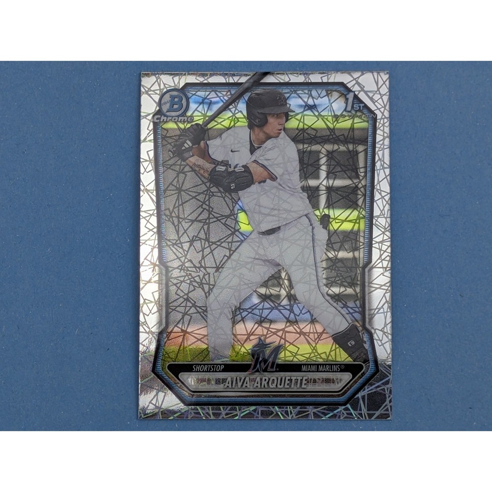 2026 Bowman Chrome Avia Arquette BCP-40 Lazer Refractor Marlins